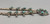 unique squash blossom necklace set with a matching ring, great turquoise nugget cabochons throughout the naja and blossoms, silver applique