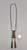 wonderful coral and turquoise tufa cast necklace by a well-known jewelry artist, tufa cast pendant with turquoise and coral cabochons