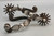 Juan (John) Estrada (1865 - 1942), silver mounted spurs, G.S. Garcia