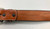 sandcast and turquoise belt buckle, leather belt, flower like design, hand tooled leather