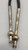 sterling silver and turquoise eagle dancer bolo tie, heavily accented with beautiful silverwork and hand stamped designs