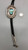 turquoise and sterling silver bolo tie, remarkable silverwork, braided black leather cord