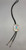turquoise and silver overlay bolo tie, handmade sawtooth bezel, geometric design in the overlay