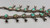 1970s turquoise and sterling silver squash blossom necklace, leaf applique, silver dots, twisted wire, handmade beads