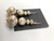 statement piece sterling silver, stamped bead necklace with earrings, graduated sterling silver beads, handmade, link chain