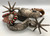 spurs, Mexican, engraving, silver