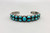 1920-1930s double row turquoise ingot bracelet, two rows of gorgeous natural turquoise cabochons, beautifully accented with incredible silverwork