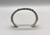 1920-1930s turquoise row bracelet, turquoise cabochons with silver dot accents in between, hand stamped designs