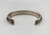 1920-1930s turquoise row bracelet, turquoise cabochons with silver dot accents in between, hand stamped designs