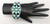 circa 1920's ingot cluster turquoise bracelet, 15 highly attractive turquoise cabochons, loops of twisted wire, silver dots, ingot silver