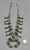 vintage squash blossom necklace with nice turquoise, eight beautiful turquoise cabochon, twisted wire, foxtail wire