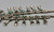 vintage squash blossom necklace with nice turquoise, eight beautiful turquoise cabochon, twisted wire, foxtail wire