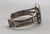 1930s-1940s era turquoise and sterling silver bracelet, beautiful blue turquoise