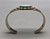 Maisels Trading Post 1940's sterling silver turquoise bracelet, heftier feel