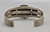 Maisels Trading Post 1940's sterling silver turquoise bracelet, heftier feel
