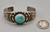 Maisels Trading Post 1940's sterling silver turquoise bracelet, heftier feel