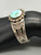 Maisels Trading Post 1940's sterling silver turquoise bracelet, heftier feel
