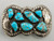 vintage seven-stone ingot belt buckle, handmade bezels, darkened silver background, hand hammered ingot, applique