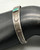 1920s-30s era sterling silver and turquoise bracelet, dainty turquoise cabochon