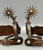 antique spurs, snake design, conchos, fancy leathers