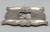circa 1940's, sterling silver hand stamped belt buckle