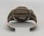 vintage moss agate sterling silver bracelet red hue