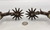 vintage California style spurs, concho" style mountings, chap guards, cowboy spurs
