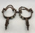 vintage California style spurs, concho" style mountings, chap guards, cowboy spurs