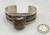 unique sterling silver bracelet with quartz setting, sterling silver cuff with overlay
