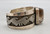 unique sterling silver bracelet with quartz setting, sterling silver cuff with overlay