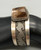 unique sterling silver bracelet with quartz setting, sterling silver cuff with overlay