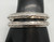 hefty handmade triangle wire bracelet