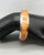 vibrant orange spiny oyster channel inlay, Harold Smith