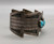 unique style five stone turquoise bracelet, overlay designs and file work