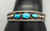 vintage 3 stone sterling silver bracelet,  silver beads, decorative dots, and hand stamped embellishments