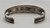 vintage 3 stone sterling silver bracelet,  silver beads, decorative dots, and hand stamped embellishments
