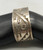 sterling silver piece, nice Hopi overlay design, smooth silver cuff