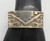 sterling silver piece, nice Hopi overlay design, smooth silver cuff