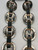 10 magnificent conchos set on a black leather belt