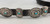 concho belt by B. Begay, 18 conchos, file work and hand stamped designs