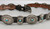 concho belt by B. Begay, 18 conchos, file work and hand stamped designs