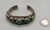 bracelet by Fred Thompson, five gorgeous turquoise cabochons