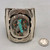 Zuni inlay bracelet by Jones Quam, shadowbox style with turquoise