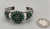 fine Zuni needlepoint turquoise bracelet, over 40 cabochons