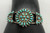 fine Zuni needlepoint turquoise bracelet, over 40 cabochons