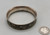 sterling silver and 14K gold storyteller bangle bracelet, 14K gold storyteller symbols