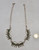 1940's snake eye turquoise necklace