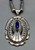lapis sterling silver necklace by Jonathan Nez