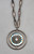 vintage Zuni inlay spinner necklace by Natachu
