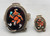 mudhead themed coral inlay, bracelet, five-pendant necklace, ring, and six-piece concho belt